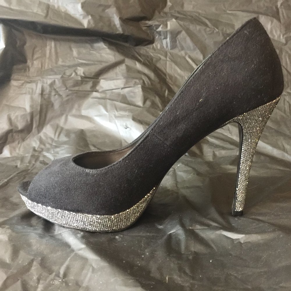 Fabulosity Open Toe Shoes w/Bling